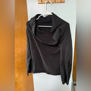Old Navy Black Cowl Neck Sweater
